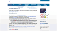 Desktop Screenshot of developcapability.co.uk