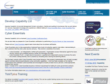 Tablet Screenshot of developcapability.co.uk